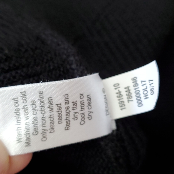 Athleta Hanover Sweater Wool Blend Black Medium - Picture 9 of 9